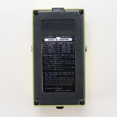 【中古】 スーパーオーバードライブ エフェクター BOSS SD-1 Super Over Drive Made in Japan ギターエフェクター 裏面
