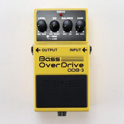 【中古】 ベースオーバードライブ エフェクター BOSS ODB-3 Bass OverDrive ベースエフェクター 正面