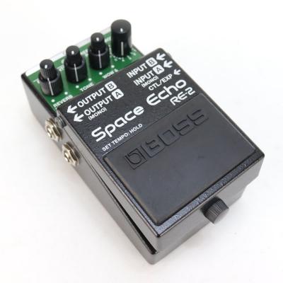 【中古】 BOSS RE-2 Space Echo スペースエコー エコー ディレイ リバーブ ギターエフェクター 斜めアングル画像