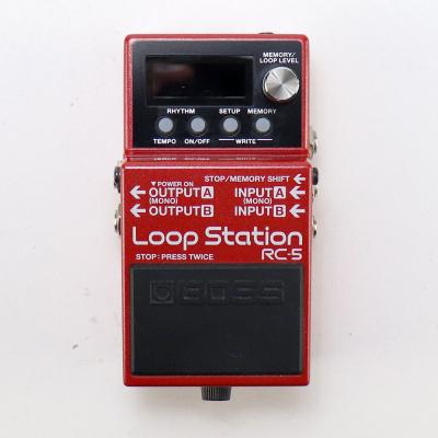 【中古】ループステーション エフェクター BOSS RC-5 Loop Station ボス ギターエフェクター 正面