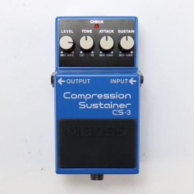 【中古】コンプレッサー エフェクター BOSS CS-3 Compression Sustainer ギターエフェクター 正面