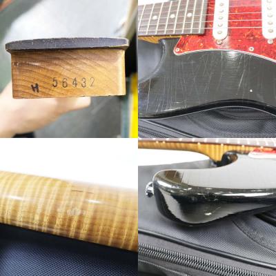 【中古】 エレキギター Suhr JST Classic S Antique SSH Black with Tortise Shell Pickguard Light Aging Roasted Flame Maple Neck 2019年製 サー クラシック レリック Aged 傷