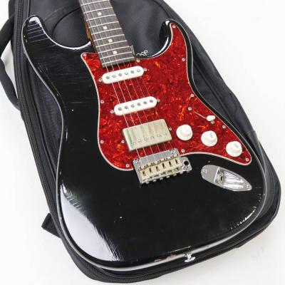 【中古】 エレキギター Suhr JST Classic S Antique SSH Black with Tortise Shell Pickguard Light Aging Roasted Flame Maple Neck 2019年製 サー クラシック レリック Aged ボディ画像