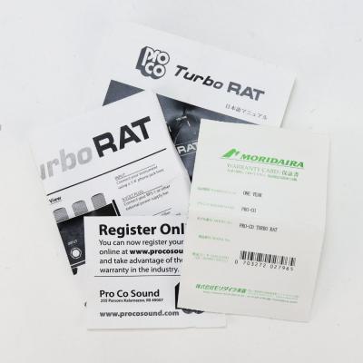 【中古】 PROCO Turbo RAT ディストーション ギターエフェクター 付属品