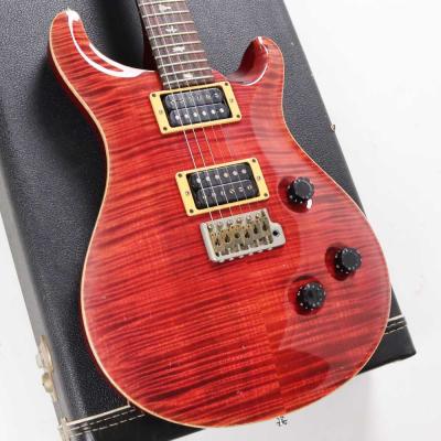 【中古】 エレキギター PRS Custom 24 10Top Black Cherry 5way Rotary Sw. 2004年製 白濁あり ポールリードスミス カスタム24 Paul Reed Smith HFS Vintage Bassピックアップ搭載 ブラックチェリー ボディ画像