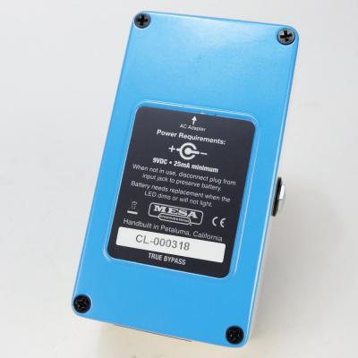 【中古】 オーバードライブ MESA BOOGIE CLEO ギターエフェクター 本体画像 裏