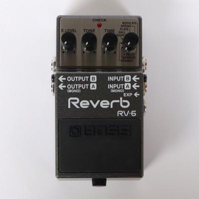 【中古】 BOSS ボス Reverb RV-6 リバーブ エフェクター 正面