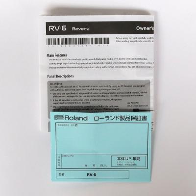 【中古】 BOSS ボス Reverb RV-6 リバーブ エフェクター 付属品