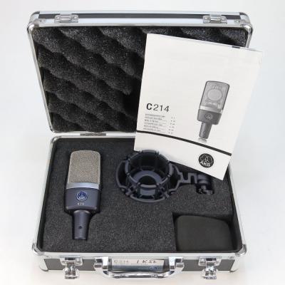 【中古】 マイク AKG C214 コンデンサーマイク 付属品
