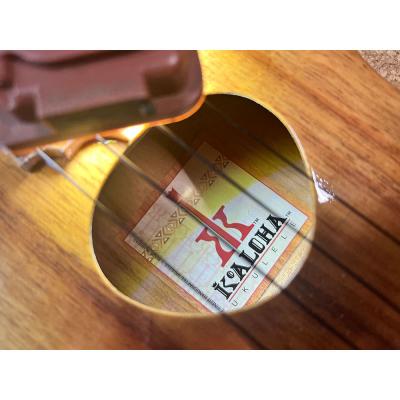 【中古】 ウクレレ ソプラノロングネック Koaloha KSM-02 2006年製 コアロハ ハワイ製ウクレレ ラベル