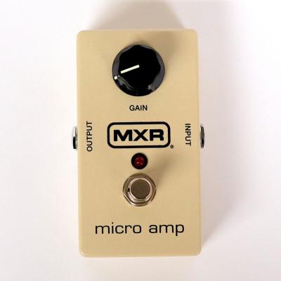 【中古】 ブースター エフェクター MXR M-133 MICRO AMP マイクロアンプ ギターエフェクター 正面