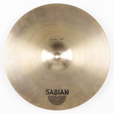 【中古】クラッシュシンバル セイビアン SABIAN MEDIUM CRASH 18インチ クラッシュシンバル 本体画像 裏