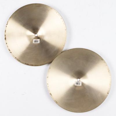 【中古】 ハイハットシンバル ペア ジルジャン ZILDJIAN A Zildjian NEW BEAT HIHAT Pair 14インチ 本体画像 裏