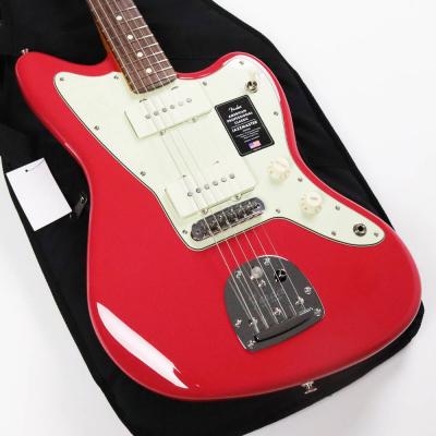 【中古】Fender フェンダー American Professional Classic Jazzmaster RW Faded Dakota Red エレキギター ボディ画像