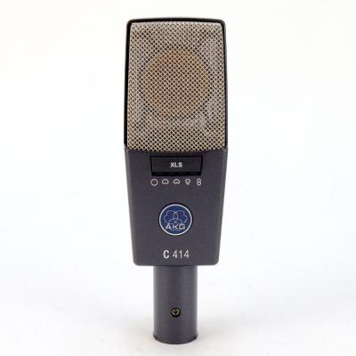 【中古】 マイク AKG C414 XLS サイドアドレス型 コンデンサーマイクロホン アカゲ アーカーゲー C414 正面