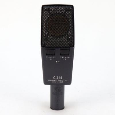【中古】 マイク AKG C414 XLS サイドアドレス型 コンデンサーマイクロホン アカゲ アーカーゲー C414 背面