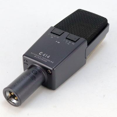 【中古】 マイク AKG C414 XLS サイドアドレス型 コンデンサーマイクロホン アカゲ アーカーゲー C414 XLR側