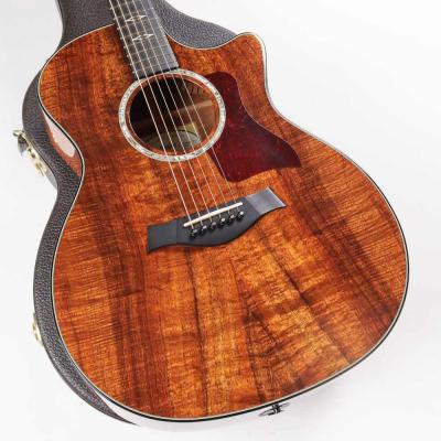 【中古】 アコースティックギター Taylor K24ce LTD 2016年製 Japan Limited Edition スリムネック仕様 オールハワイアンコアボディー テイラー ES2ピックアップシステム搭載 ボディ画像