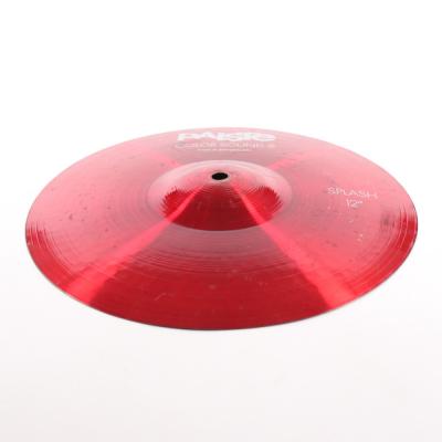 【中古】 スプラッシュシンバル パイステ PAISTE Color Sound 5 Red Splash 12インチ スプラッシュシンバル 斜めアングル画像