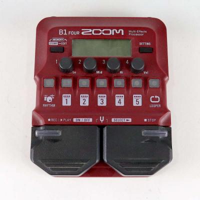【中古】 ベースマルチエフェクター ZOOM B1 FOUR トップ画像