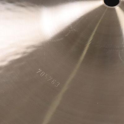 【中古】 ハイハットシンバル パイステ PAISTE Formula 602 14インチ ペア 1970s ビンテージシンバル ボトムシリアル番号画像