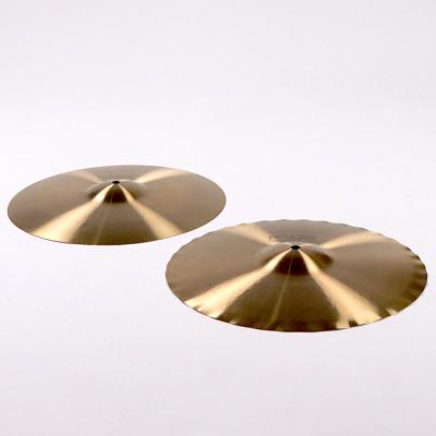 【中古】 ハイハットシンバル パイステ PAISTE Formula 602 14インチ ペア 1970s ビンテージシンバル 斜めアングル画像