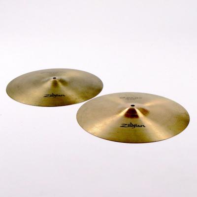 【中古】 ハイハットシンバル ペア ジルジャン ZILDJIAN A Zildjian NEW BEAT HIHAT Pair 14インチ 斜めアングル画像