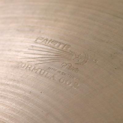 【中古】 ドラムシンバル パイステ PAISTE Formula 602 14インチ 1970s ビンテージシンバル アップ