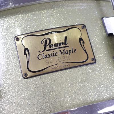 【中古】 スネアドラム パール Pearl Classic Maple 14x5.5 メイプルシェル MADE IN JAPAN 詳細画像