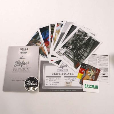 【中古】 バイオリンベース Hofner ヘフナー H500/1-HGL-0 Violin Bass Green Line 2019年製 エレキベース 付属品