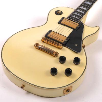 【中古】 エレキギター Gibson Les Paul Custom Alpine White 1989年製 ギブソン レスポールカスタム ホワイト 基盤ピックアップ搭載 トップ