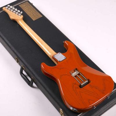 【中古】 エレキギター SCHECTER EX-24-CUSTOM AMBER Quilted Maple Top EX-V シェクター EXCEED エクシード バック