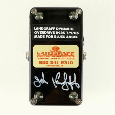 【中古】 エフェクター Landgraff Dynamic Over Drive ランドグラフ ダイナミックオーバードライブ #935 裏面