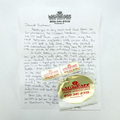 【中古】 エフェクター Landgraff Dynamic Over Drive ランドグラフ ダイナミックオーバードライブ #935 付属品