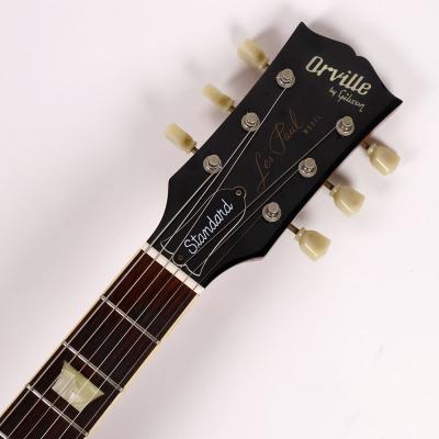 【中古】 エレキギター Orville by Gibson LPS-T Les Paul Standard with Laminated Tiger Maple Lemon Drop 1992年製 オービル レスポール Gibson490R/Tピックアップ搭載 ディープジョイント バイギブ ヘッド