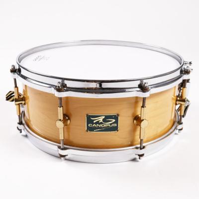 【中古】 スネアドラム カノウプス CANOPUS M-1455 The Maple Snare Drum 14x5.5 メイプルシェル