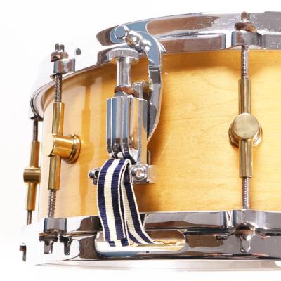 【中古】 スネアドラム カノウプス CANOPUS M-1455 The Maple Snare Drum 14x5.5 メイプルシェル ストレイナー