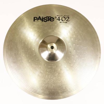 【中古】 クラッシュシンバル パイステ PAISTE nickel silver 402 Crash 16インチ