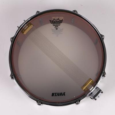 【中古】 スネアドラム タマ TAMA MP1455BU 14x5.5 マイク・ポートノイ シグネチャースネアドラム 裏面