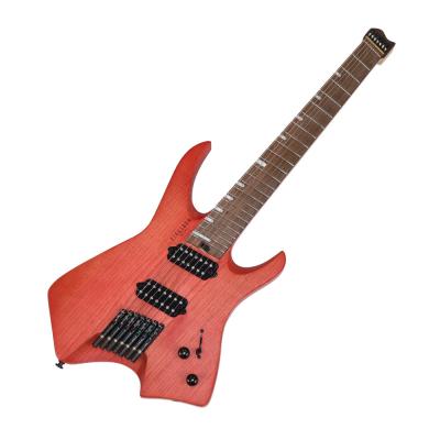 【訳あり】 VIKSTROM GUITARS VSMH-270 Trans Pk アウトレット ヘッドレス ファンフレット 7弦ギター