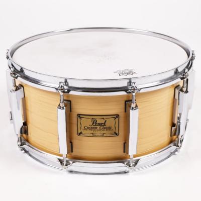 【中古】 スネアドラム パール Pearl Custom Classic ONE PIECE MAPLE SHELL 14x5.5 Made in Japan
