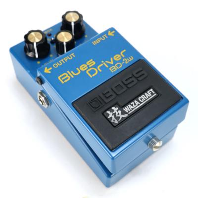 【中古】 オーバードライブ エフェクター BOSS BD-2W Blues Driver ギターエフェクター ブルースドライバー 斜めアングル画像