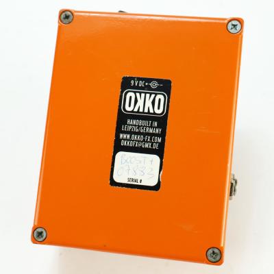 【中古】 OKKO オッコ Diablo Boost+ オーバードライブ ディストーション ギターエフェクター 本体画像 裏