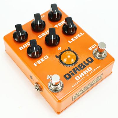 【中古】 OKKO オッコ Diablo Boost+ オーバードライブ ディストーション ギターエフェクター 本体画像 斜め2