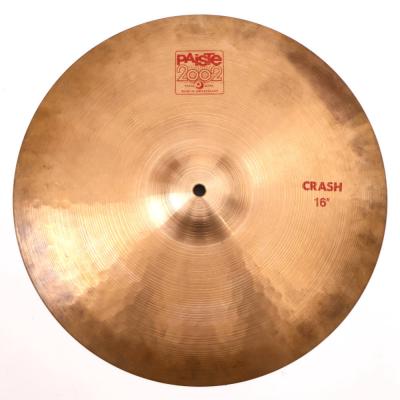 【中古】 クラッシュシンバル パイステ PAISTE 2002 Crash 16インチ クラッシュシンバル
