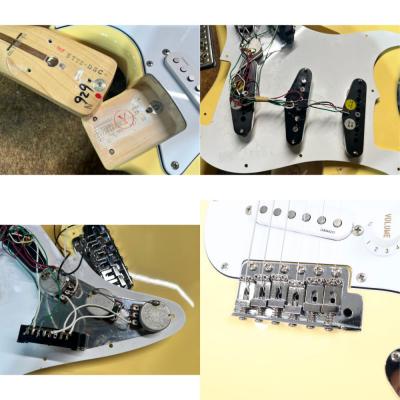 【中古】 エレキギター Fender Japan ST72-110DSC YWH 1993年-1994年製 スキャロップド指板 Dimarzio HS-3ピックアップ搭載 ハードケース付き 美品 詳細画像