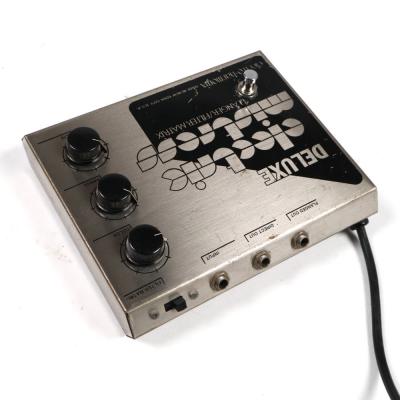【中古】Electro-Harmonix DELUXE electric mistress V4 Reissue フランジャー コーラス ギターエフェクター リア斜めアングル画像