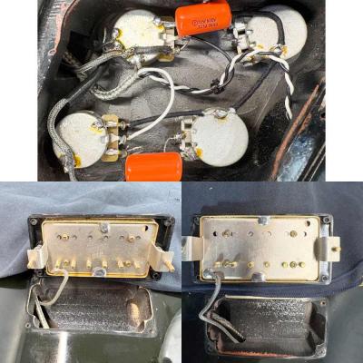 【中古】 エレキギター Gibson Les Paul Custom Ebony 1997年製 ギブソン レスポールカスタム ブラック 内部