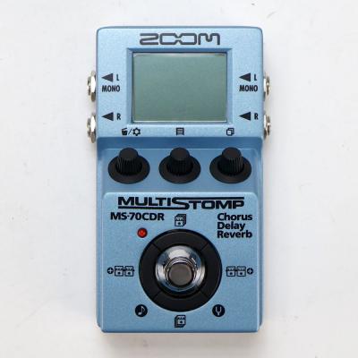 【中古】 マルチエフェクター ZOOM MS-70CDR ズーム 空間系マルチエフェクター 正面