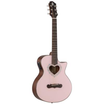 ZEMAITIS ゼマイティス CAM-90HCW GPK MP Gloss Pink Mather of Pearl ミニカッタウェイボディ エレクトリックアコースティックギター